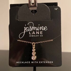 Jasmine Lane Gold Necklace with Extender